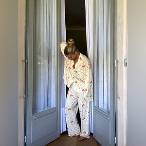 Djerf Avenue Go Slow Pajama Pant Fruit XXS